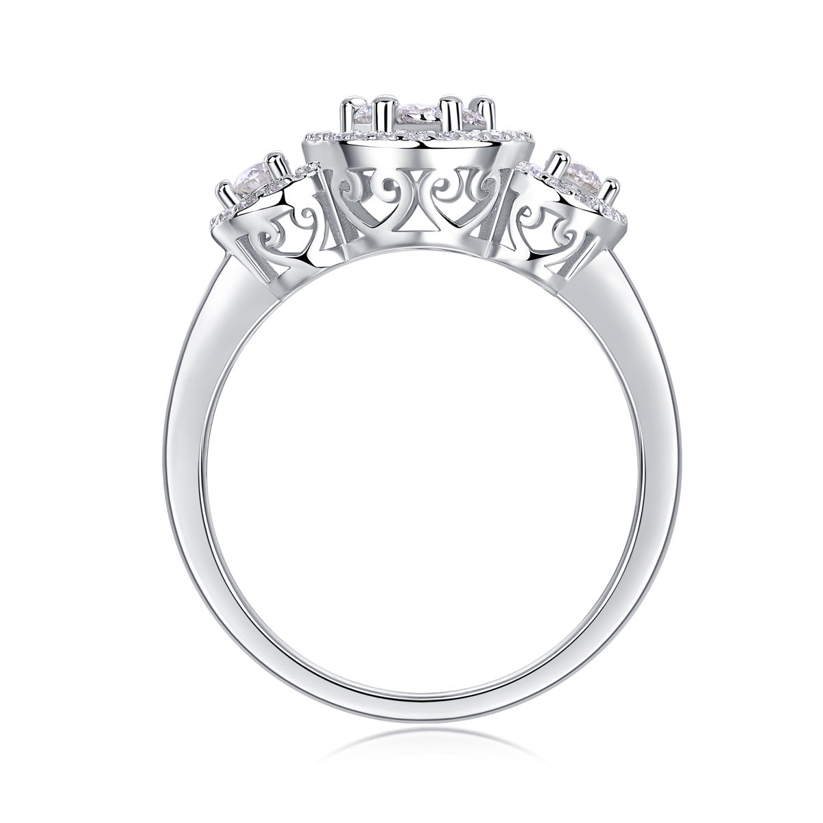 Serial Dreams - A Fashionable And Luxurious Jewelry Accessory Set With Moissanite S925 Sterling Silver And Platinum-plated Diamond