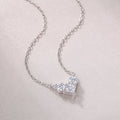 Love In The Present - A Fashionable And Luxurious Diamond Jewelry Pendant Set With Square Moissanite S925 Sterling Silver