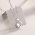 Star - A Fashionable And Luxurious Diamond Jewelry Pendant Set With 2-carat Moissan Diamond S925 Sterling Silver And Platinum Plating